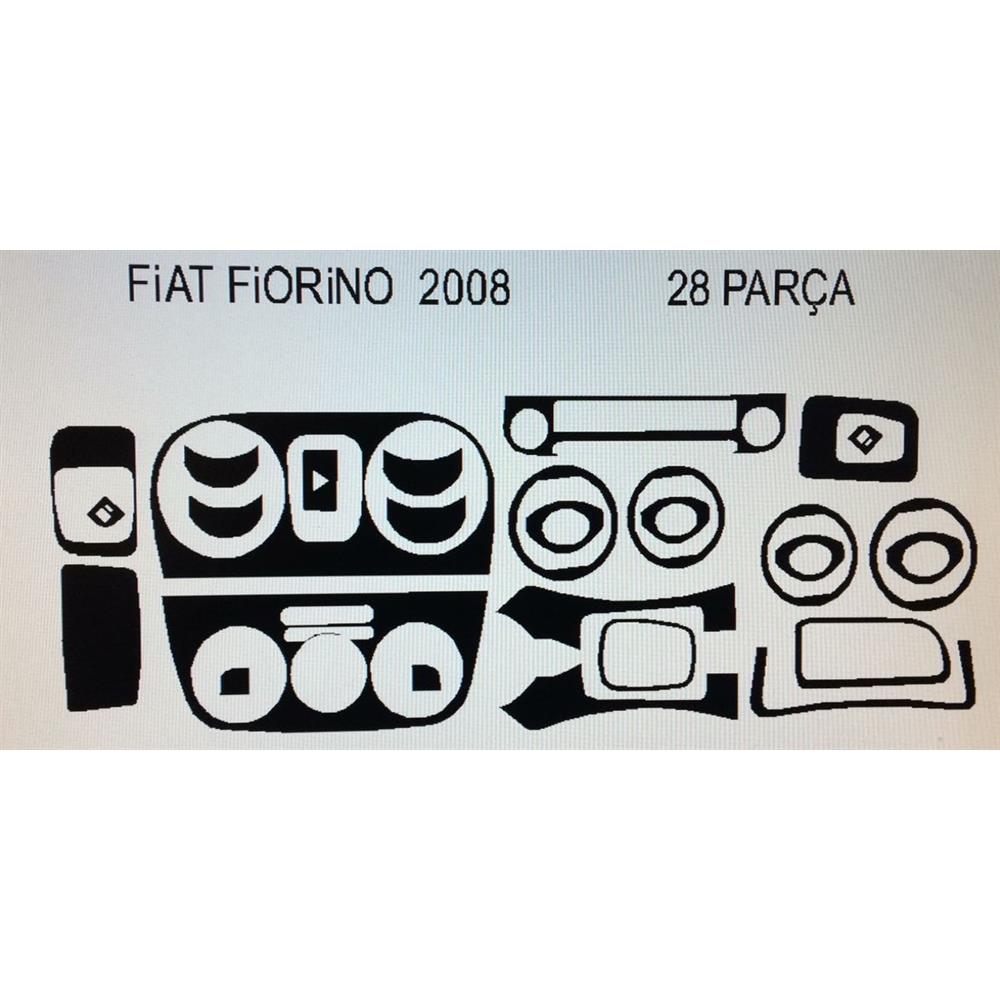 Fiat Fiorino 2008 Sonrası 27 Parça Torpido Kaplama