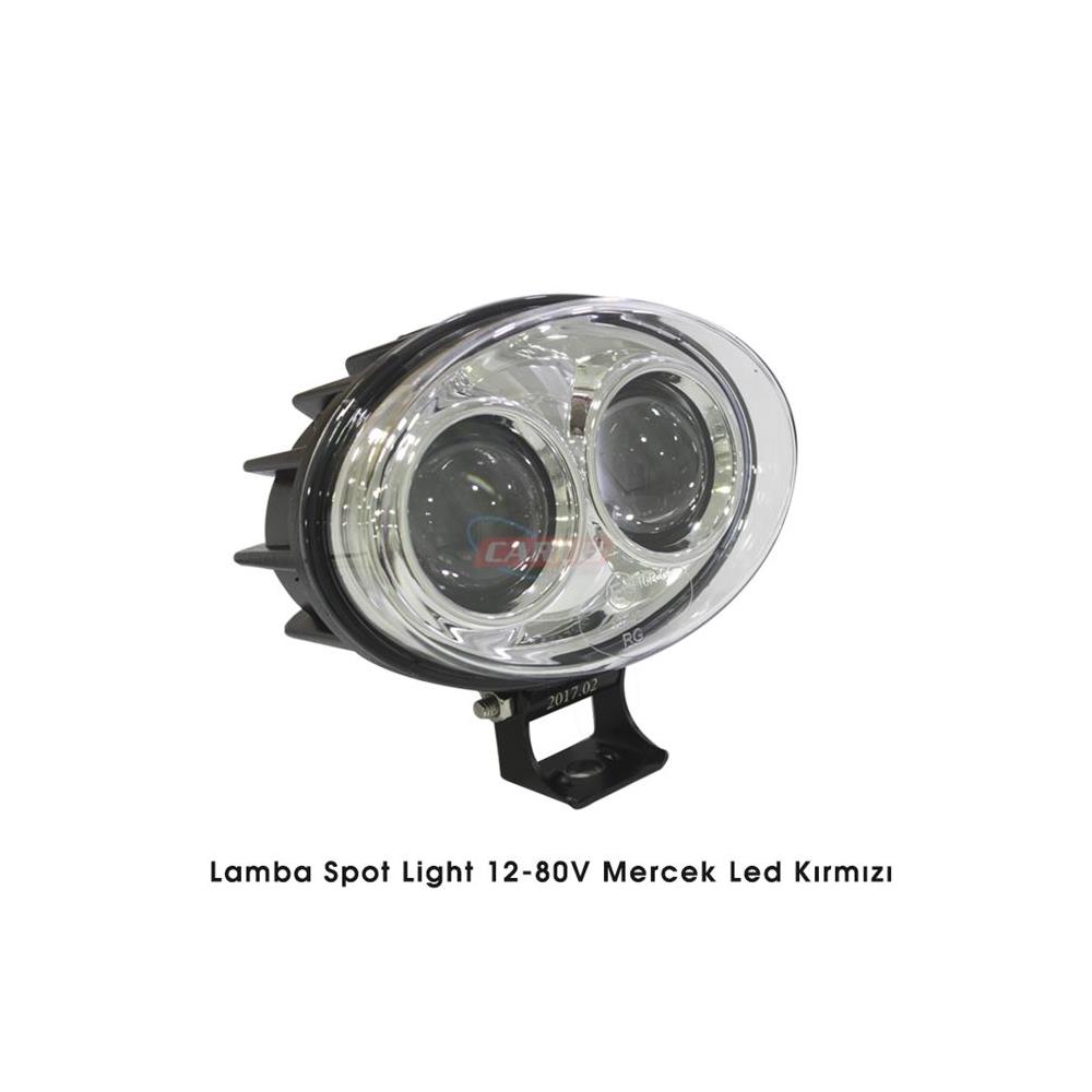 Lamba Spot Light 12-80V Mercek Kırmızı BR4307713